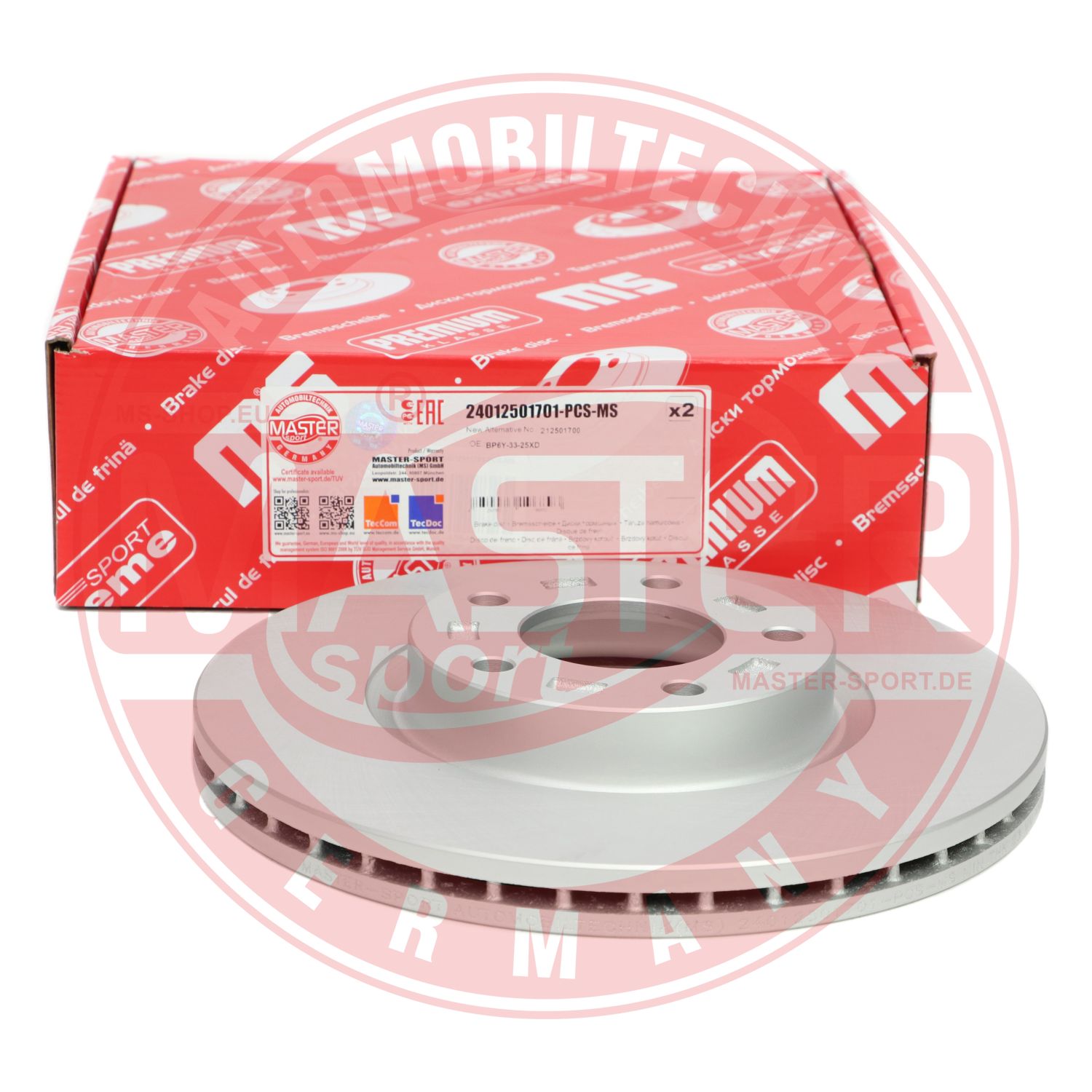 Disc frana MASTERSPORT GERMANY 24012501701-PCS-MS
